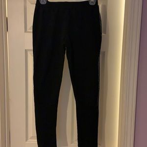 Girls Black Leggings. Size 14